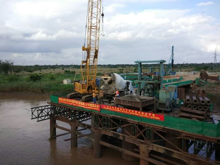 Maputo Bridge in Mozambique
