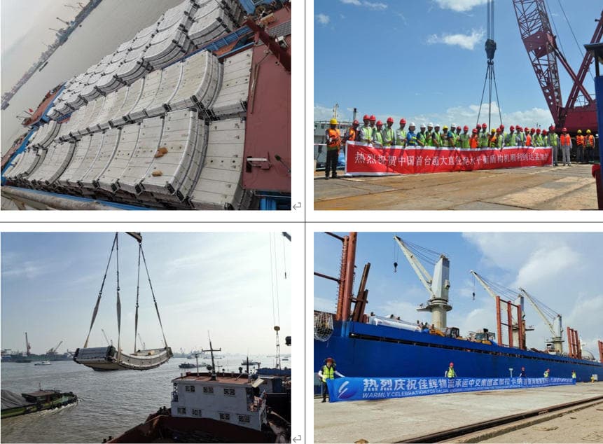 Tunnel Segments Exported to Bangladesh