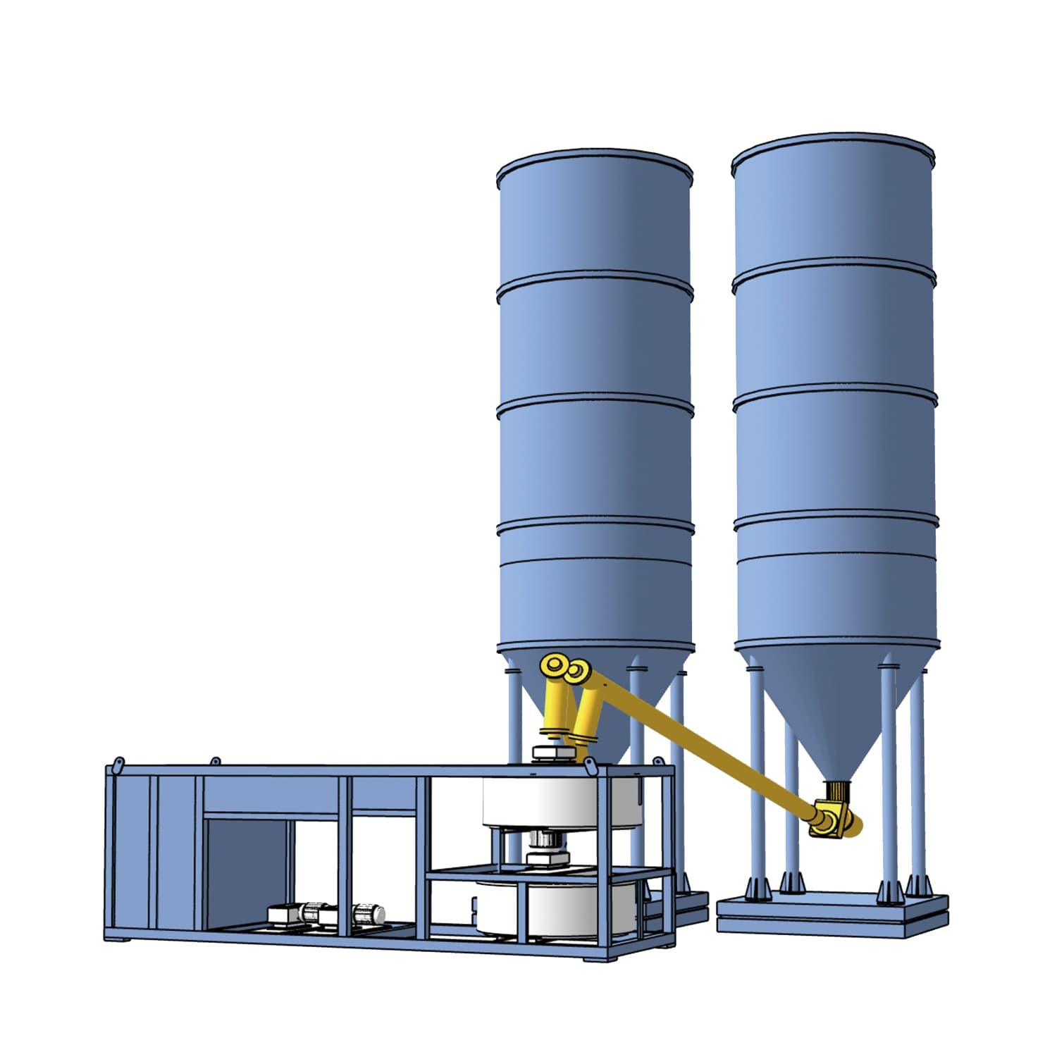 BZ Series Automatic Cement Batching and Mixing System image