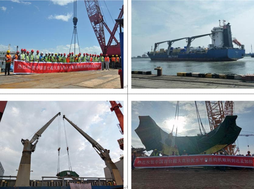 Φ12.12m TBM Exported to Bangladesh – Door-to-Door Service