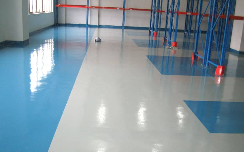 Shanghai Pharmaceutical Waigaoqiao Epoxy Flooring Project