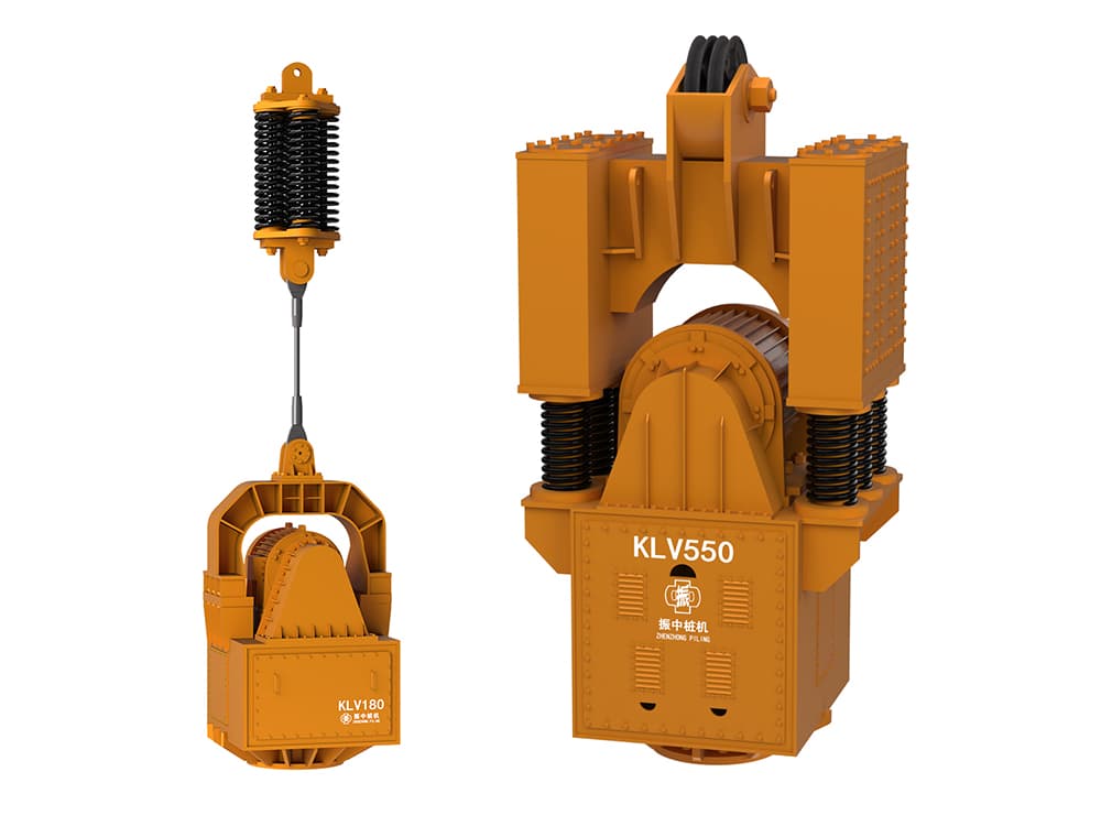 KLV Series Vibro Hammers for Stone Columns and Compacted Sand/Gravel Piles
