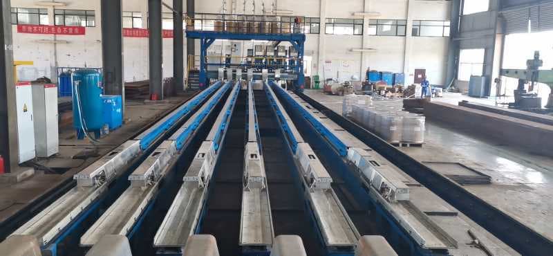 Steel bridge plate-unit fabrication equipment
